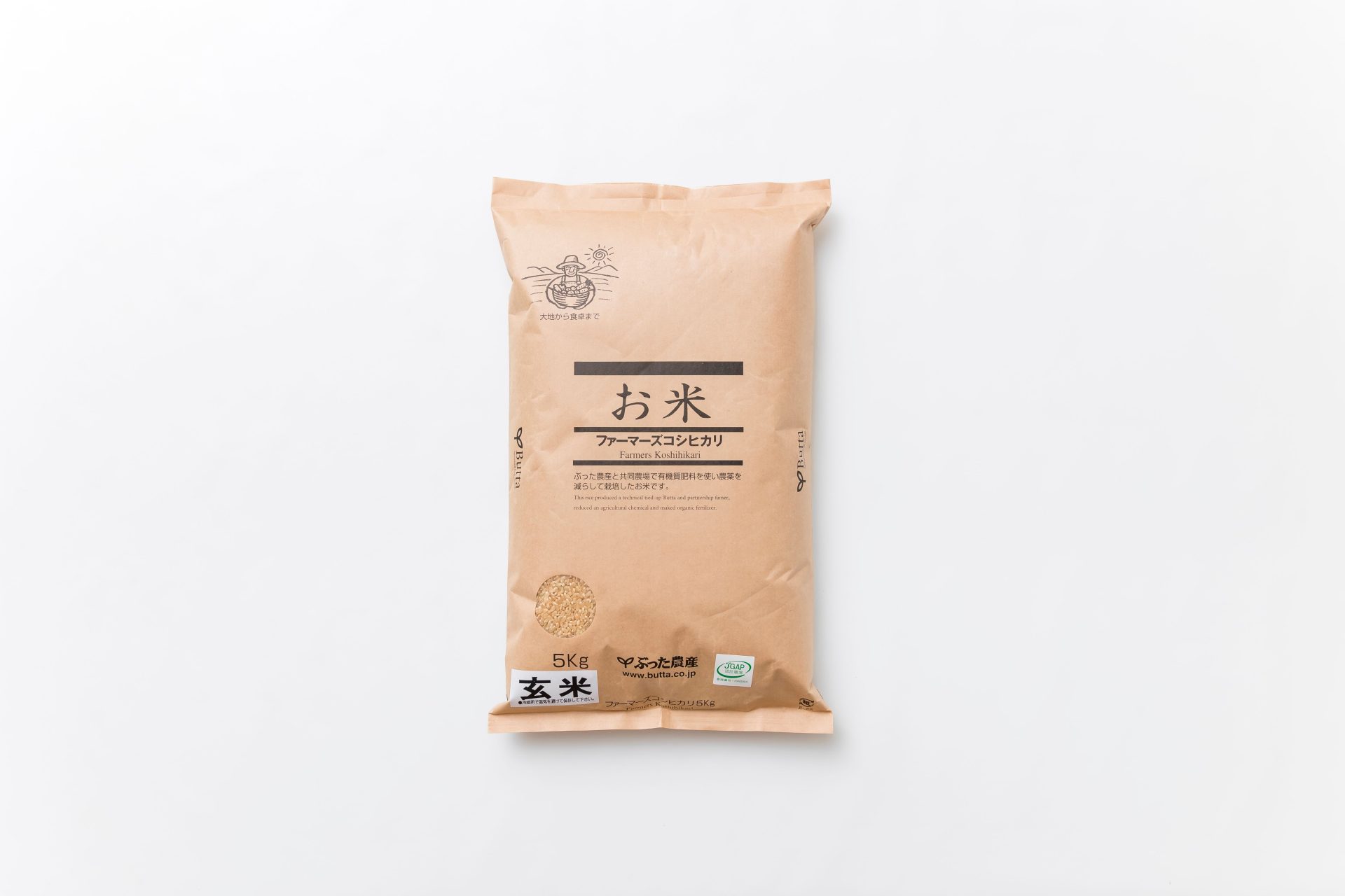 ファーマーズコシヒカリ玄米【5kg】｜ぶった農産　公式オンラインショップ